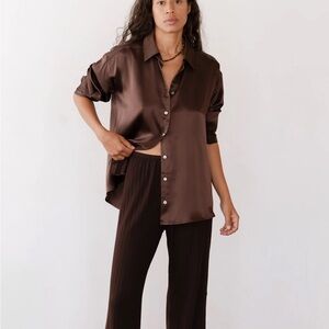 DONNI— The Pointelle Simple Crop Pant